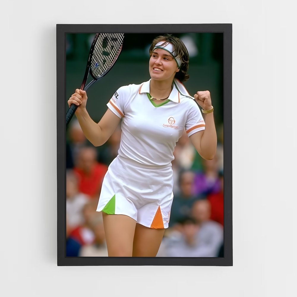 Poster Martina hingis – affiche Tennis (vue 2)